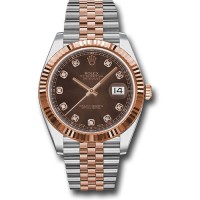 Rolex Steel and Everose Datejust 41