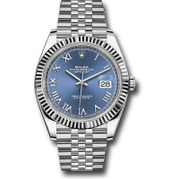 Rolex Steel and White Gold Datejust 41 Watch
